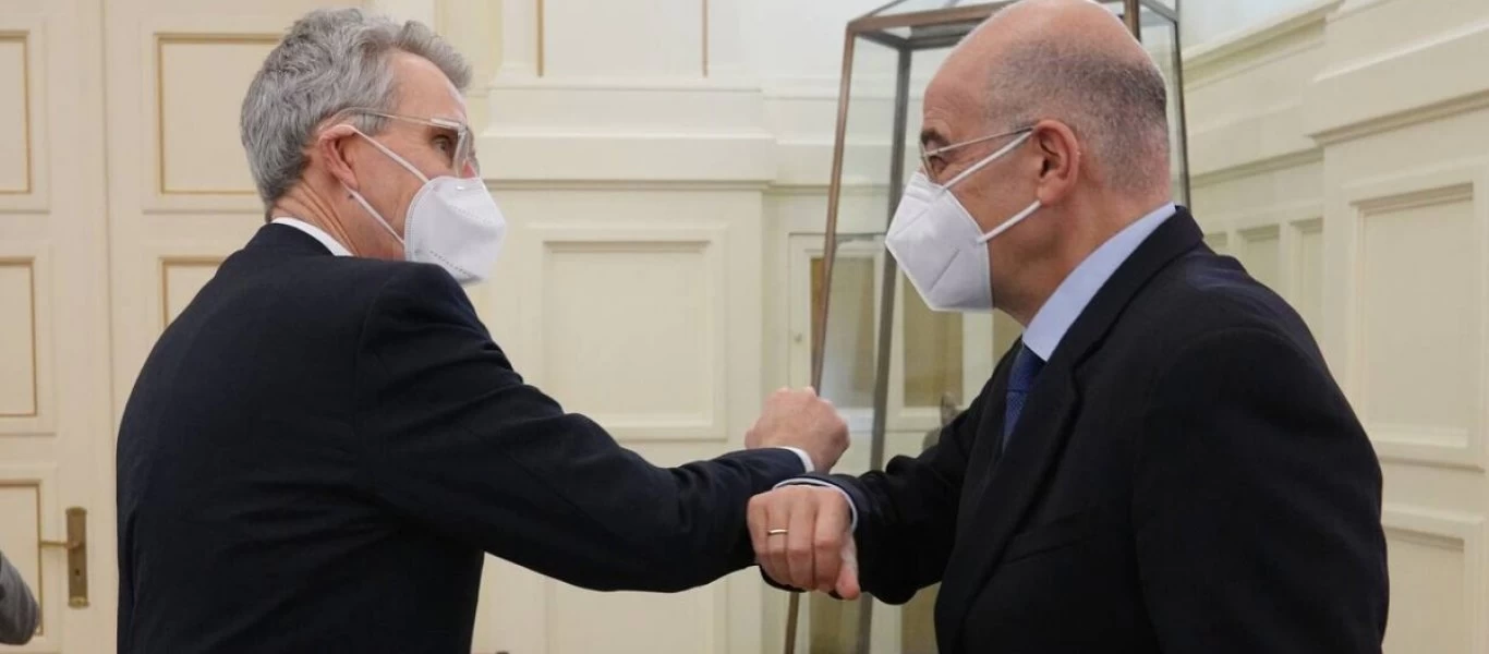 Με τον Τζέφρι Πάιατ συναντήθηκε ο Νίκος Δένδιας (φώτο)